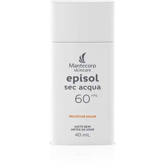 Protetor Solar Facial Episol Sec Acqua Sem Cor FPS 60 - 40ml