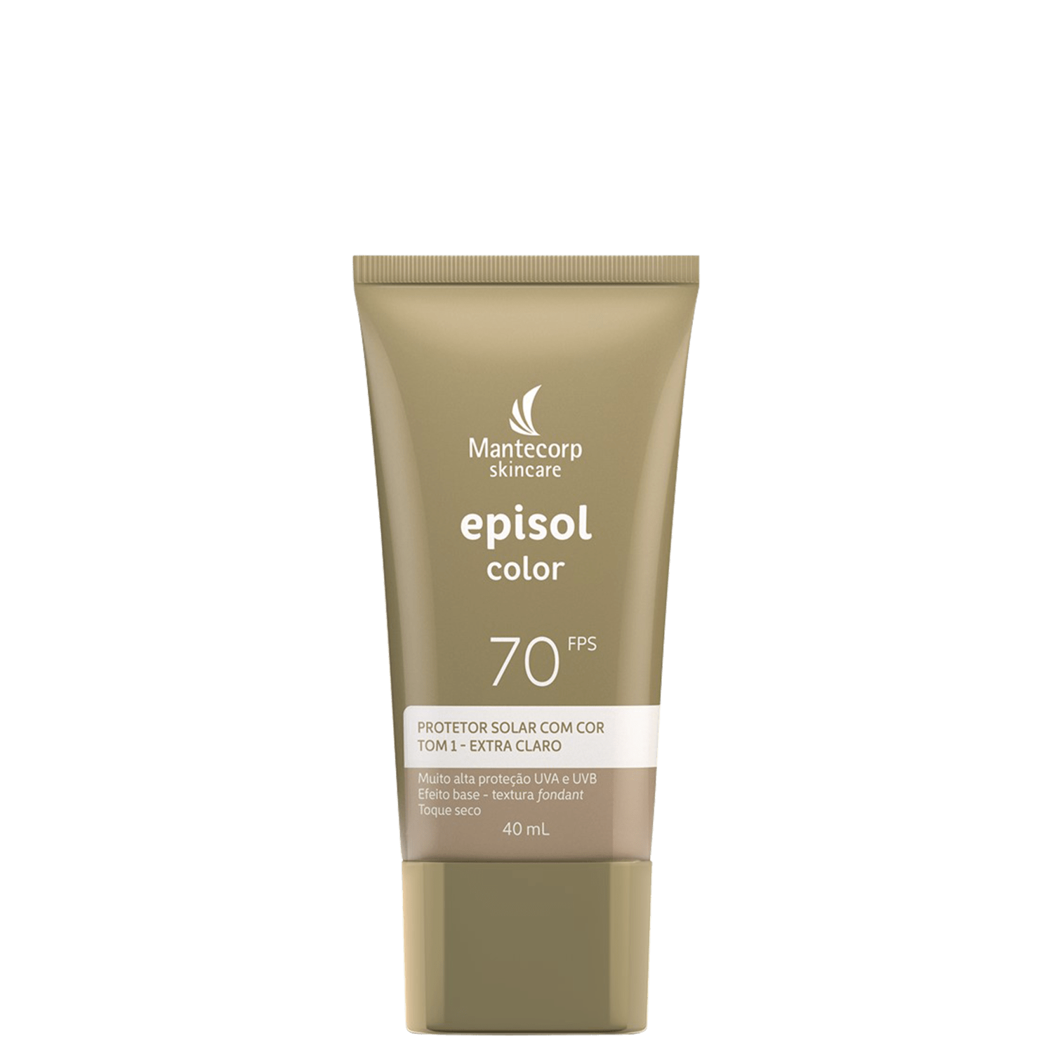 Mantecorp Episol Color FPS 70 Tom 1 Extra Claro
- Protetor Solar Facial com Cor 40ml