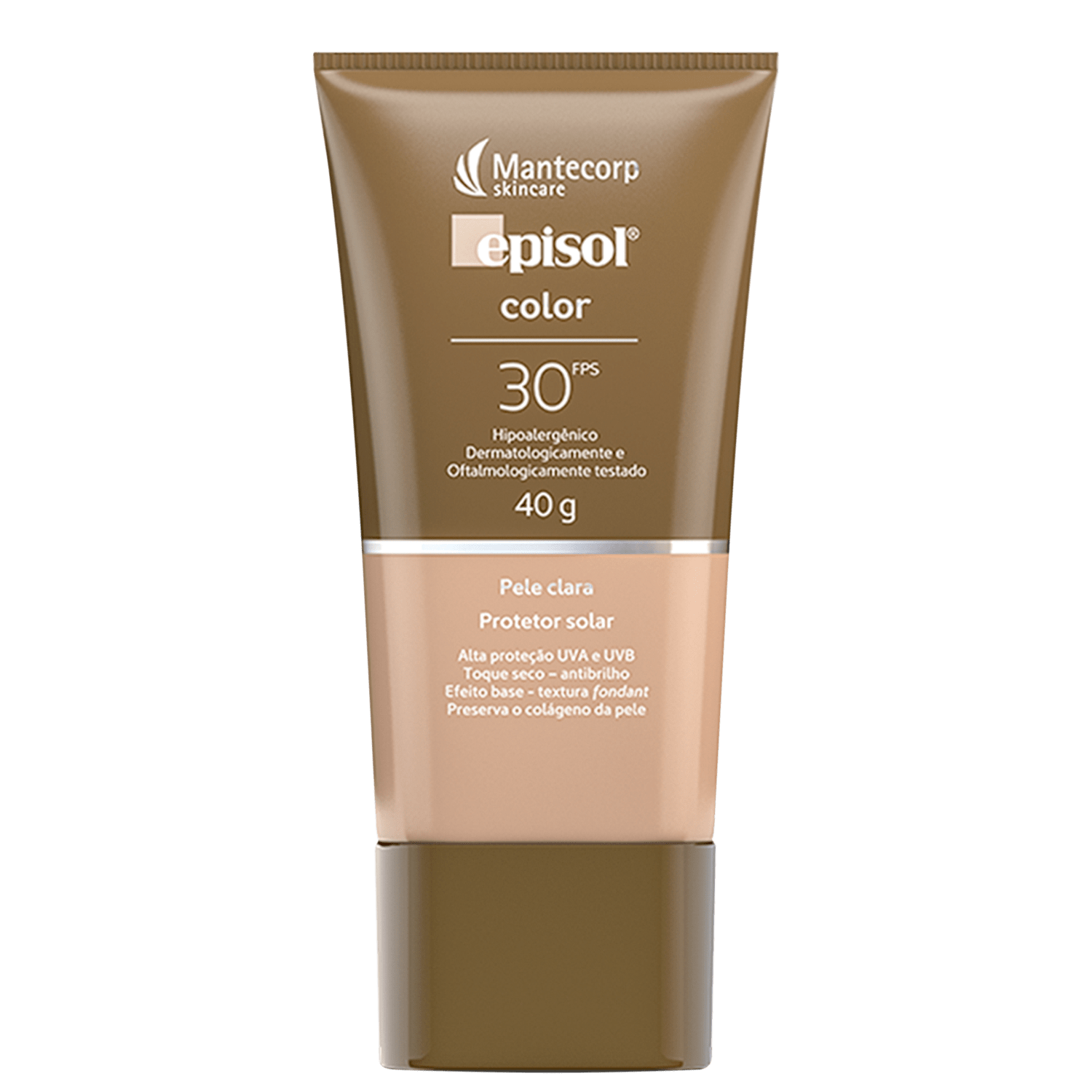 Mantecorp Episol Color FPS 30 Pele Clara
- Protetor Solar com Cor 40g