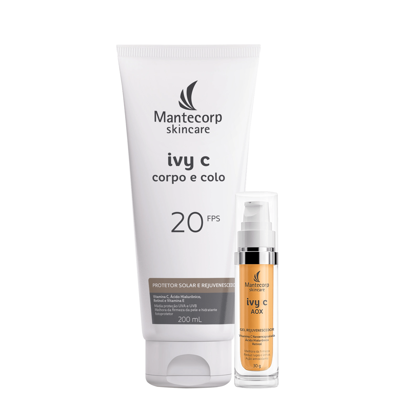 Kit Mantecorp Ivy C Rosto e Corpo (2 Produtos)