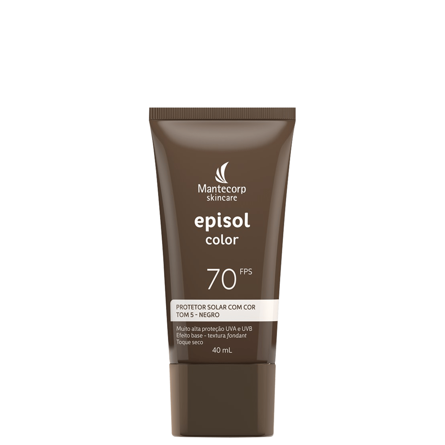 Mantecorp Episol Color FPS 70 Tom 5 Negro
            
                 - Protetor Solar Facial com Cor 40ml