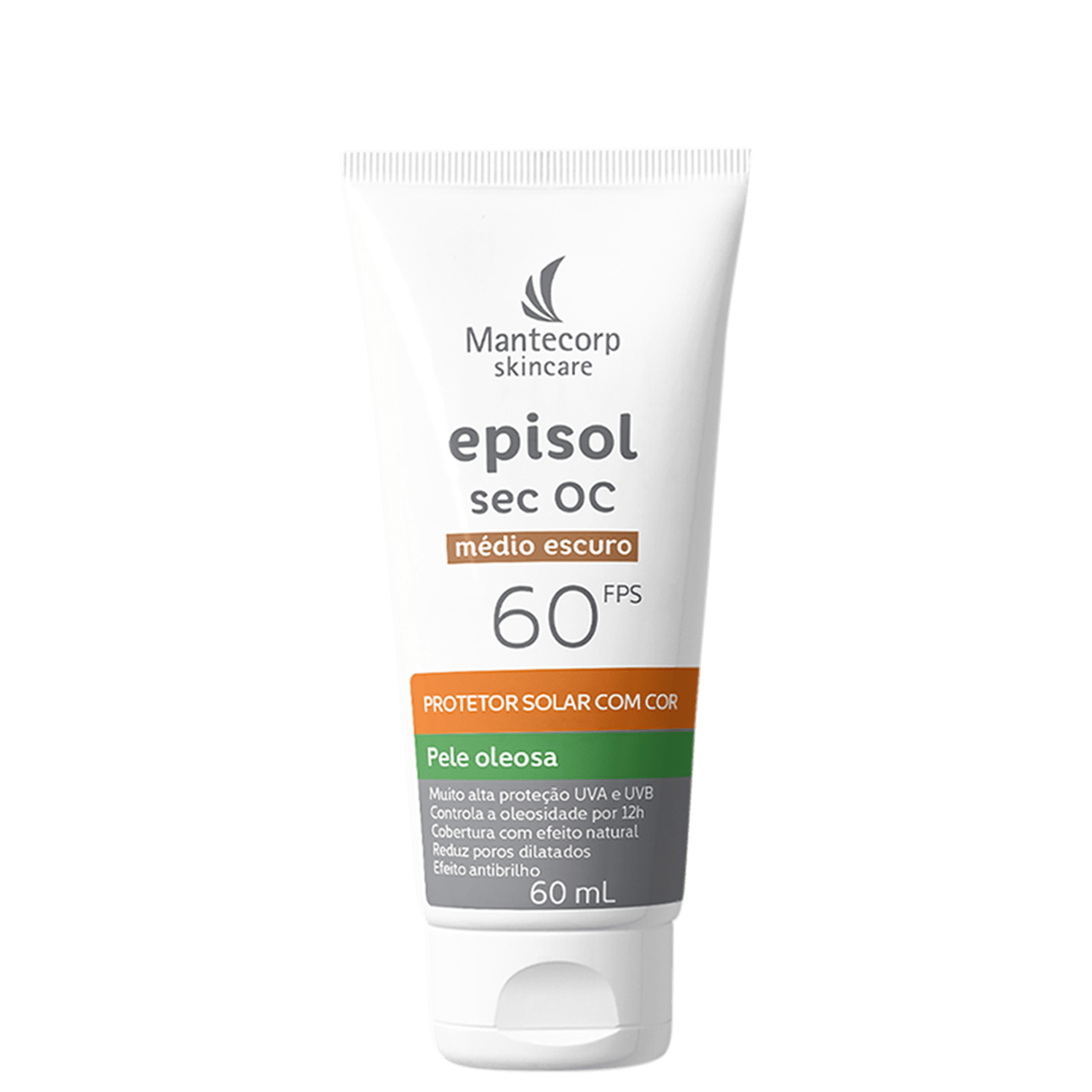 Mantecorp Episol Sec Oc FPS 60 Médio Escuro
            
                 - Protetor Solar Facial com Cor 60ml