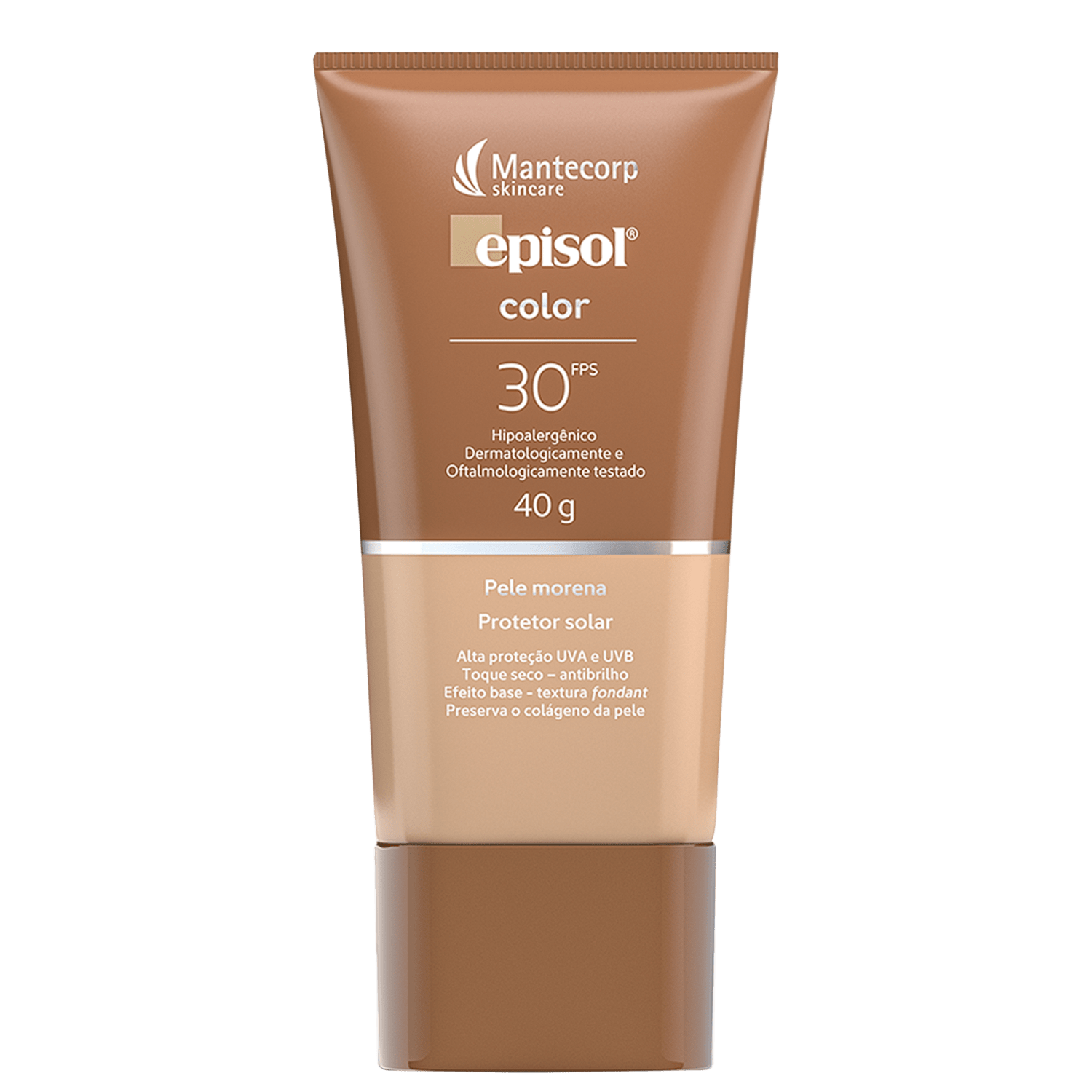 Mantecorp Episol Color FPS 30 Pele Morena
            
                 - Protetor Solar com Cor 40g